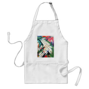 Delantal Montañas (Paisaje) de Franz Marc, Arte Vintage