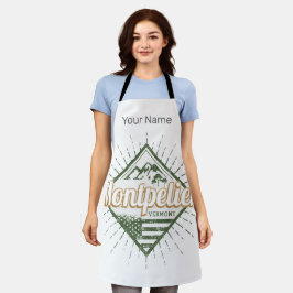 Delantal Montpelier Vermont City Estados Unidos