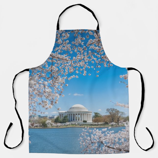 Delantal Monumento a Jefferson en primavera (Anverso)