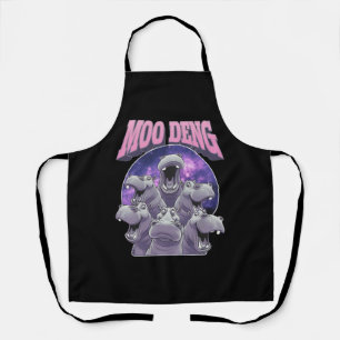 DELANTAL MOO-DENG EL FAMOSO BEBÉ HIPOPÓTAMO PIGMEO MOODENG