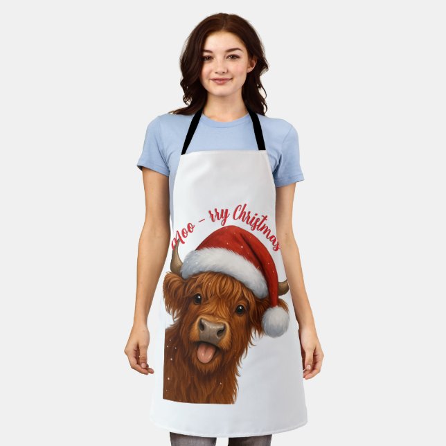 Delantal Moo-rry ChristmasT-Shirt (Gastado)