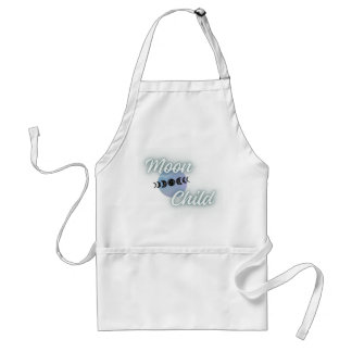 Delantal Moon Child Boho Moon Phases Apron