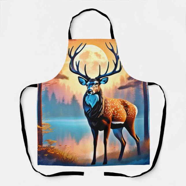 Delantal Moonlit Deer Stance (Anverso)