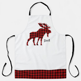 Delantal Moose con relleno de búfalo