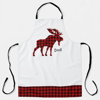 Delantal Moose con relleno de búfalo