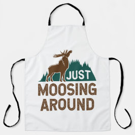 Delantal Moose solo se está mudando