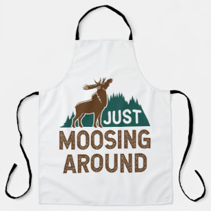 Delantal Moose solo se está mudando