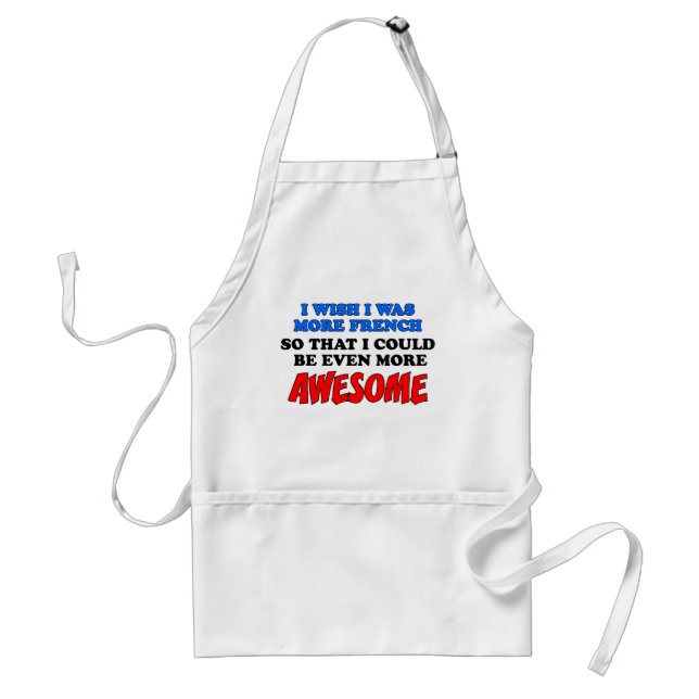 Delantal More French More Awesome Apron (Frente)