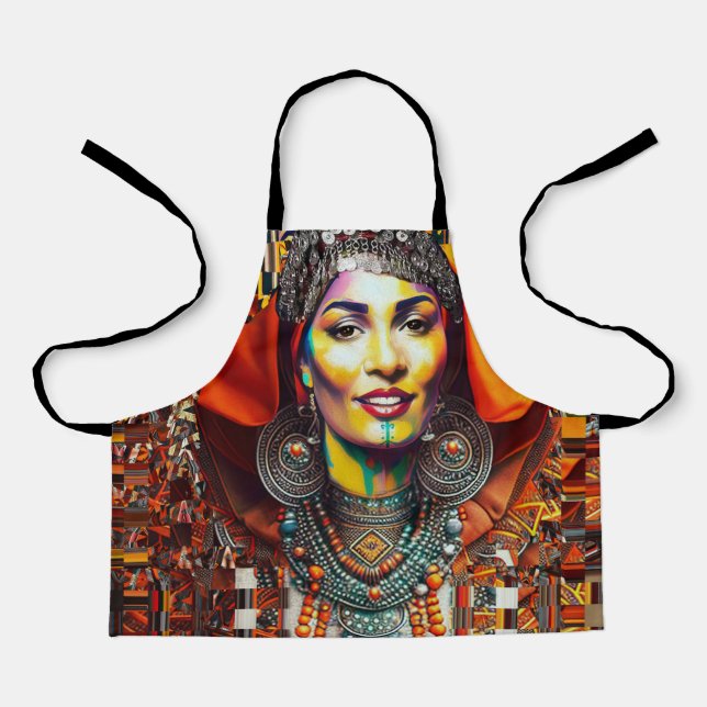 Delantal Moroccan Amazigh Beauty V3 (Anverso)