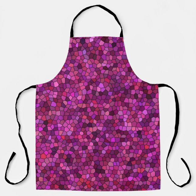 Delantal Mosaic Pink (Anverso)