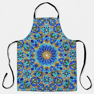 Delantal Mosaico Marroquí: Diseño árabe sin foco