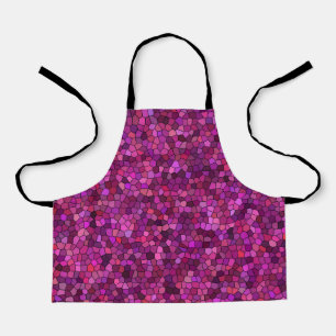 Delantal Mosaico Rosa Púrpura