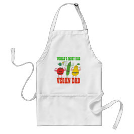 Delantal Most RAD VEGAN DAD Funny Vegetables Flexing Apron