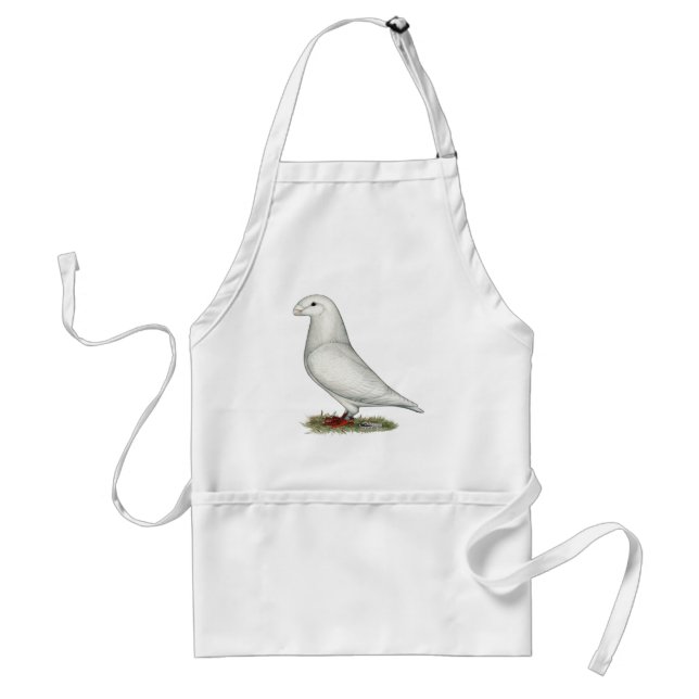 Delantal Mostrar blanco de Racer (Frente)
