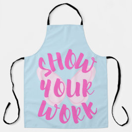 Delantal Mostrar su trabajo