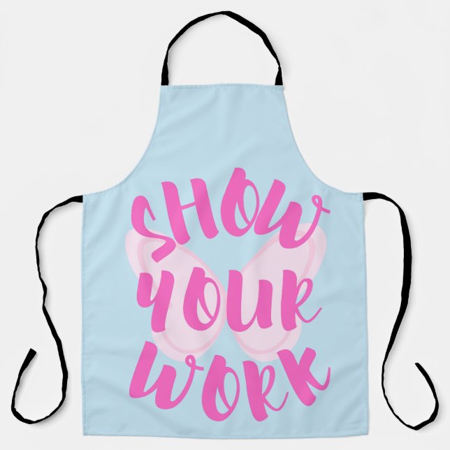 Delantal Mostrar su trabajo (Anverso)