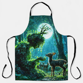 Delantal  Mother nature's gentle touch on a spotted fawn