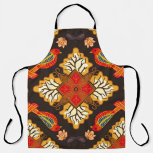 Delantal Motif de batik indonesio con un toque distintivo