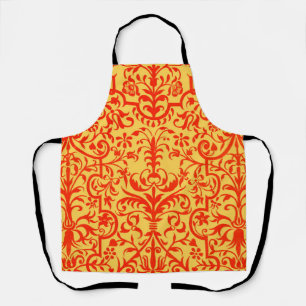 Delantal Motif victoriano en naranja