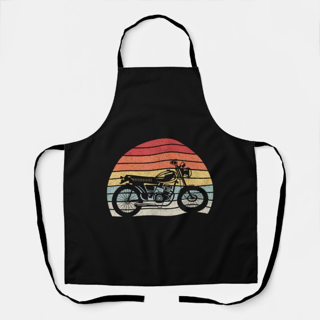 Delantal Moto retro vintage (Anverso)