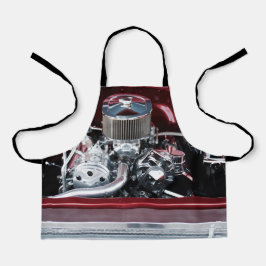 Delantal Motor de auto clásico