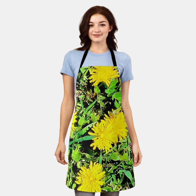 Delantal Mountain Dandelions Foto De Ottawa Canada (Gastado)