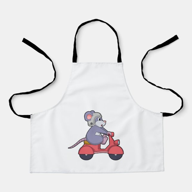 Delantal Mouse as Biker with Scooter.PNG (Anverso)