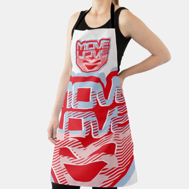 DELANTAL MOVER EL CORAZÓN DE AMOR DE MASANSER PIXELAT (in situ)