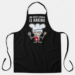 Delantal Mr. good lookin es cocinar personalizado chistoso