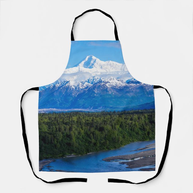 Delantal Mt. McKinley Alaska Apron (Anverso)