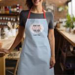 Delantal Muchos Comen Desde Aquí<br><div class="desc">Muchos han comido de Here Kitchen Apron - Presentando un delantal de tipografía de estilo vintage con el descarado dicho "muchos han comido desde acá, pocos han muerto". Asegúrate de que esta no sea tu última comida porque este es el regalo perfecto. Tal vez para ese amigo o familiar que...</div>