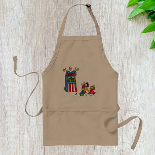 Delantal Muestra de marionetas Apron