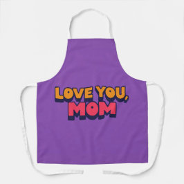 Delantal ¡Muestra tu amor con esta mamá especial Apron! 💜