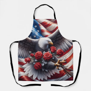 Delantal ¡Muestra tu orgullo americano en la cocina! Delant