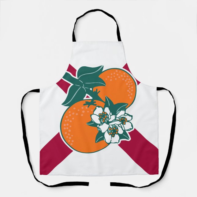 Delantal Muestra tus colores - Florida (Anverso)