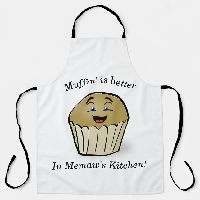 Delantal Muffin es mejor impresora todo el mundo (Anverso)