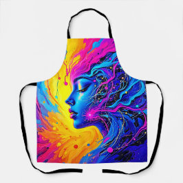 Delantal Mujer abstracta adorable