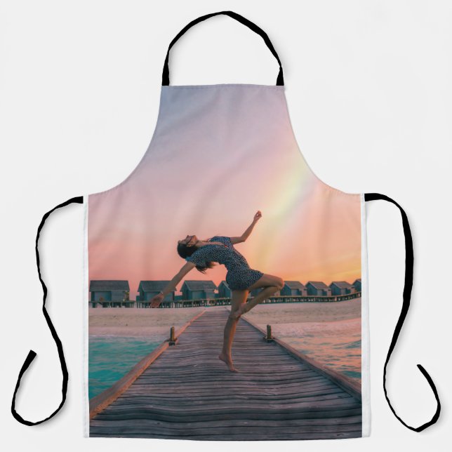 Delantal Mujer en el muelle (Anverso)