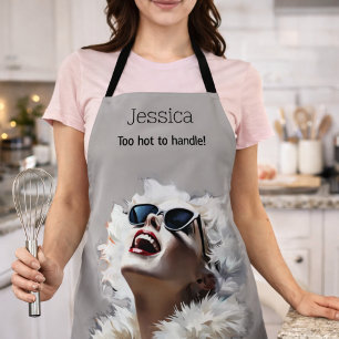 Delantal Mujer Glamurosa Divertida Cocina Personalizada