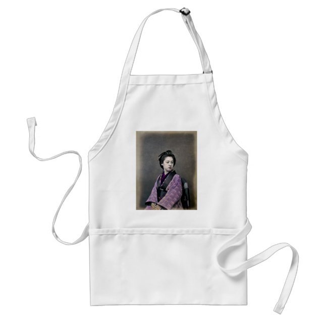 Delantal Mujer japonesa de 1870 (Frente)