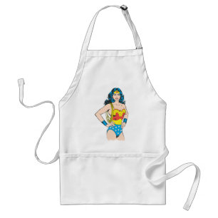 Delantal Mujer Maravilla   Vintage Pose con Lasso