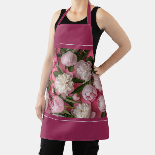 Delantal Mujeres Cocina Flores Cutas Cocinando Hormigón Tra
