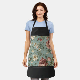 Delantal Mujeres Cocina Flores Lindas Cocinando Repostería