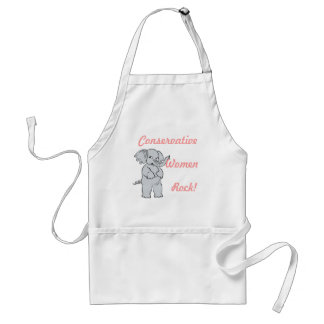 Delantal Mujeres conservadoras rock apron