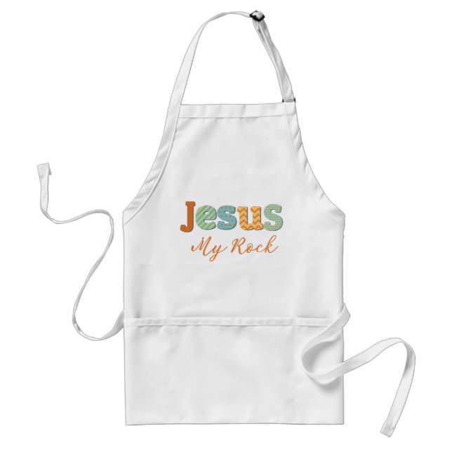Delantal Mujeres Cristianas Florid letras Love Grace Apron (Frente)