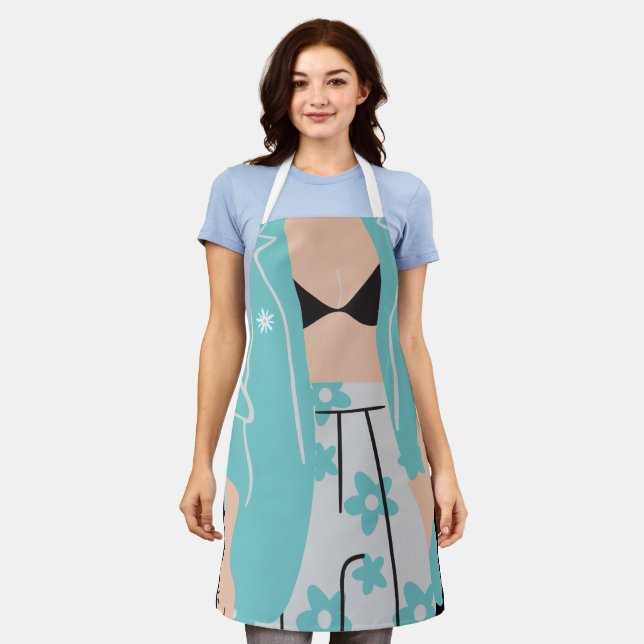 Delantal mujeres de cuerpo (Gastado)