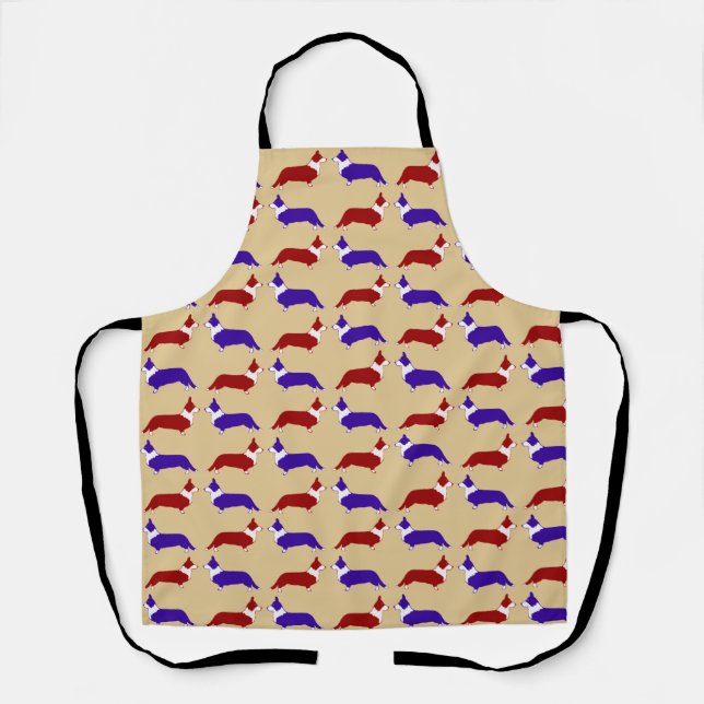 Delantal Multi Cardigan Corgi (Anverso)