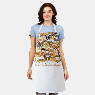 Delantal Multi Corgi Apron