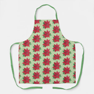 Delantal Multi-Poinsettia - Apron festivo - Moneda