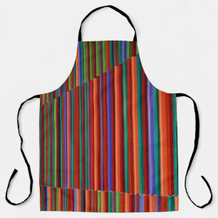 Delantal Multicolored striped illustration
